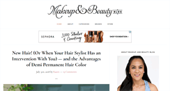 Desktop Screenshot of makeupandbeautyblog.com